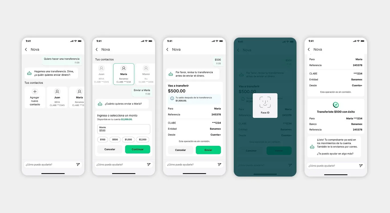 Nova AI assistant flow